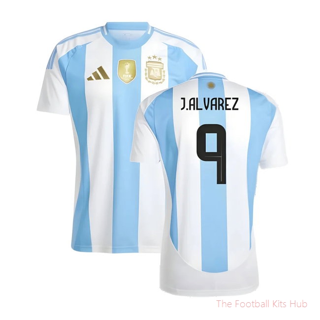 2024-2025 Argentina Home Shirt (J.ALVAREZ 9)