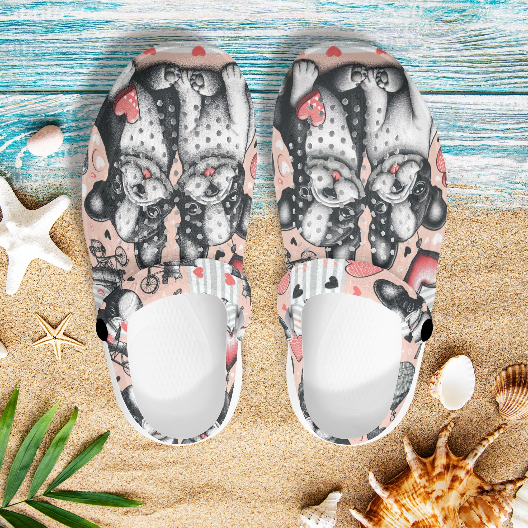 French Bulldog Winnie Summer Hollow Out Clogs Comfy Pet Product