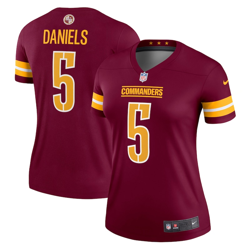 None Jayden Daniels WAS Commanders Energetic Official Jersey