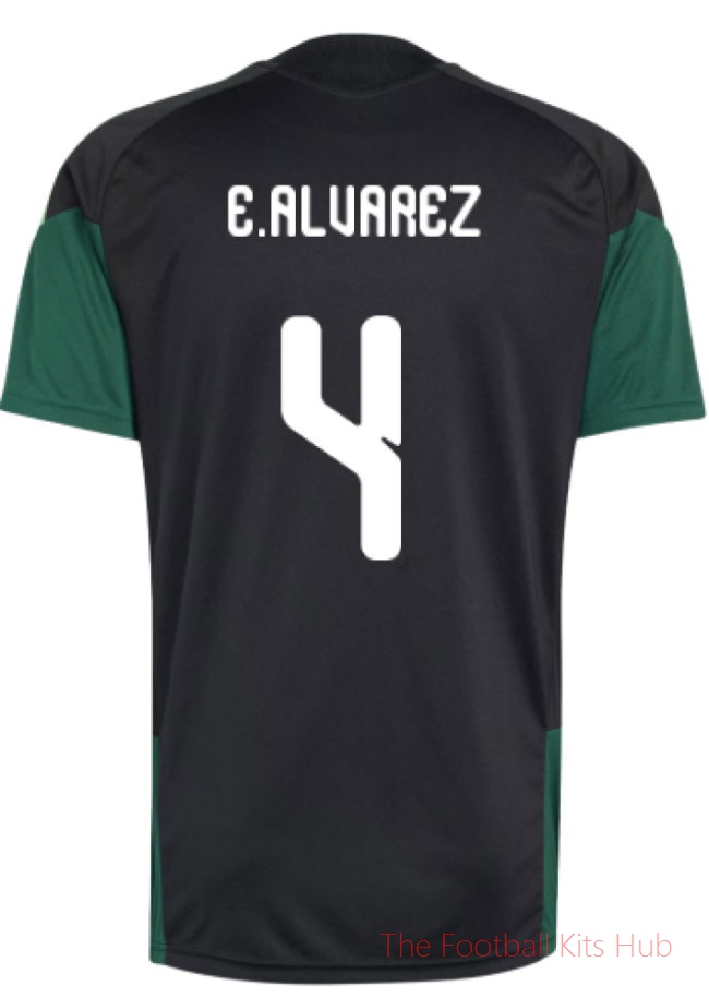 [LK] 2026/27 Mexico Training Jersey (Black) (E.Alvarez 4)