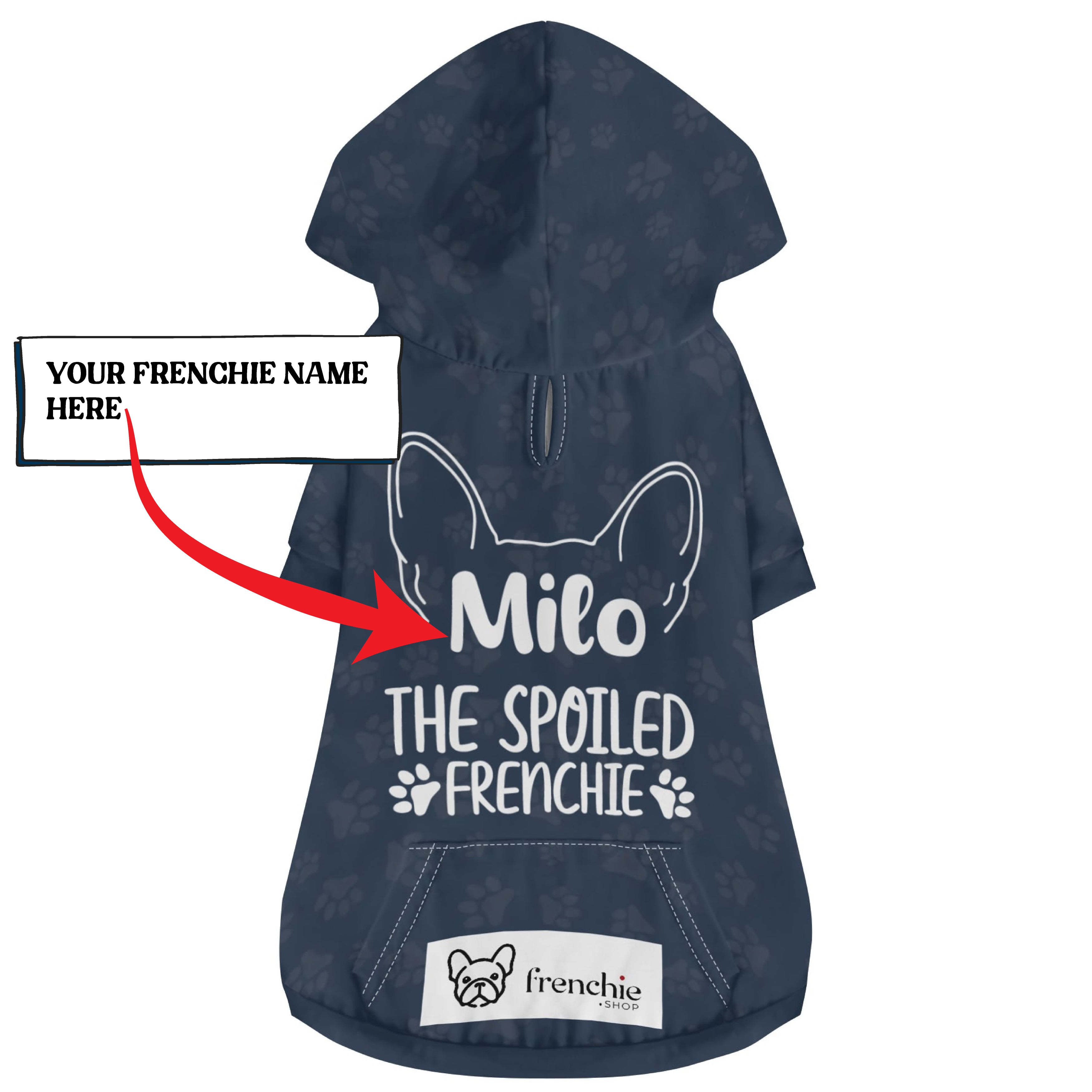 Hoodies With Your Dog’s Name | Frenchie Shop Original Everyday Use
