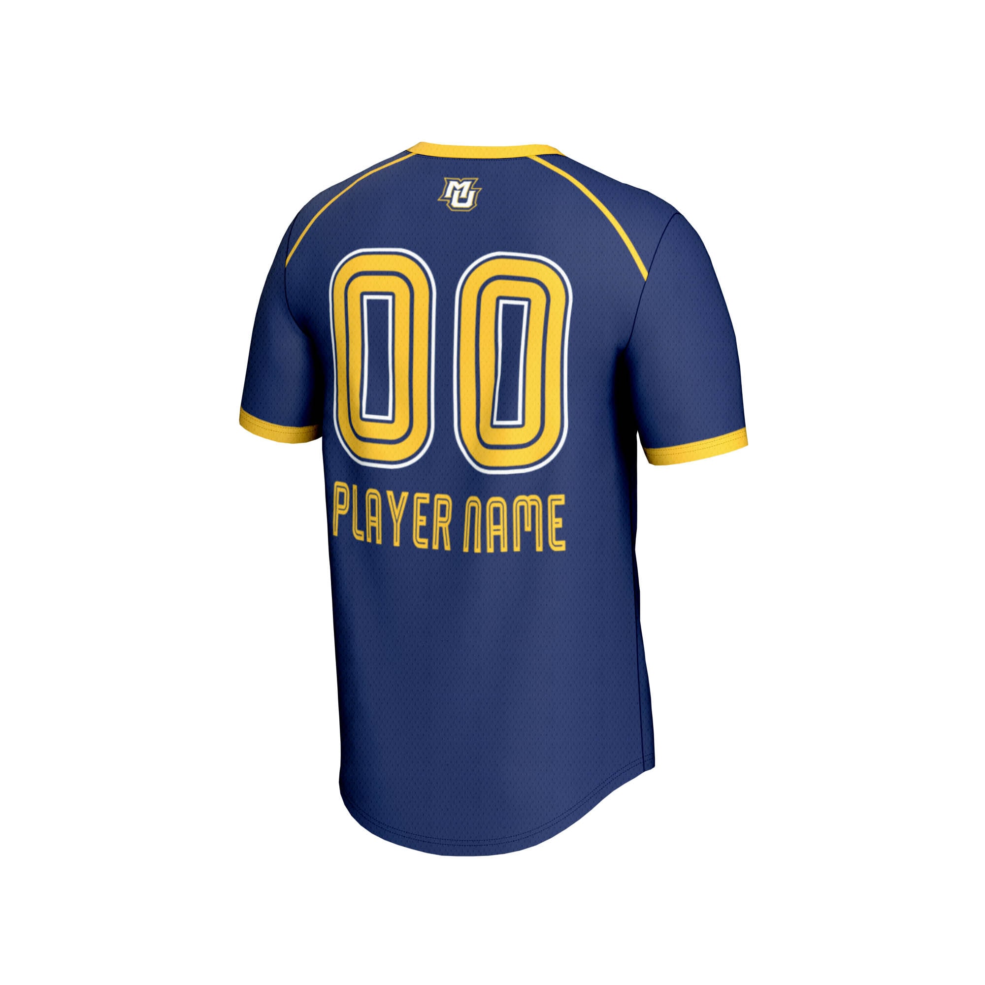 [NJP] Marquette Golden Eagles GameDay Greats Unisex NIL Pick-A-Player Women's Lacrosse Lightweight Jersey - Navy