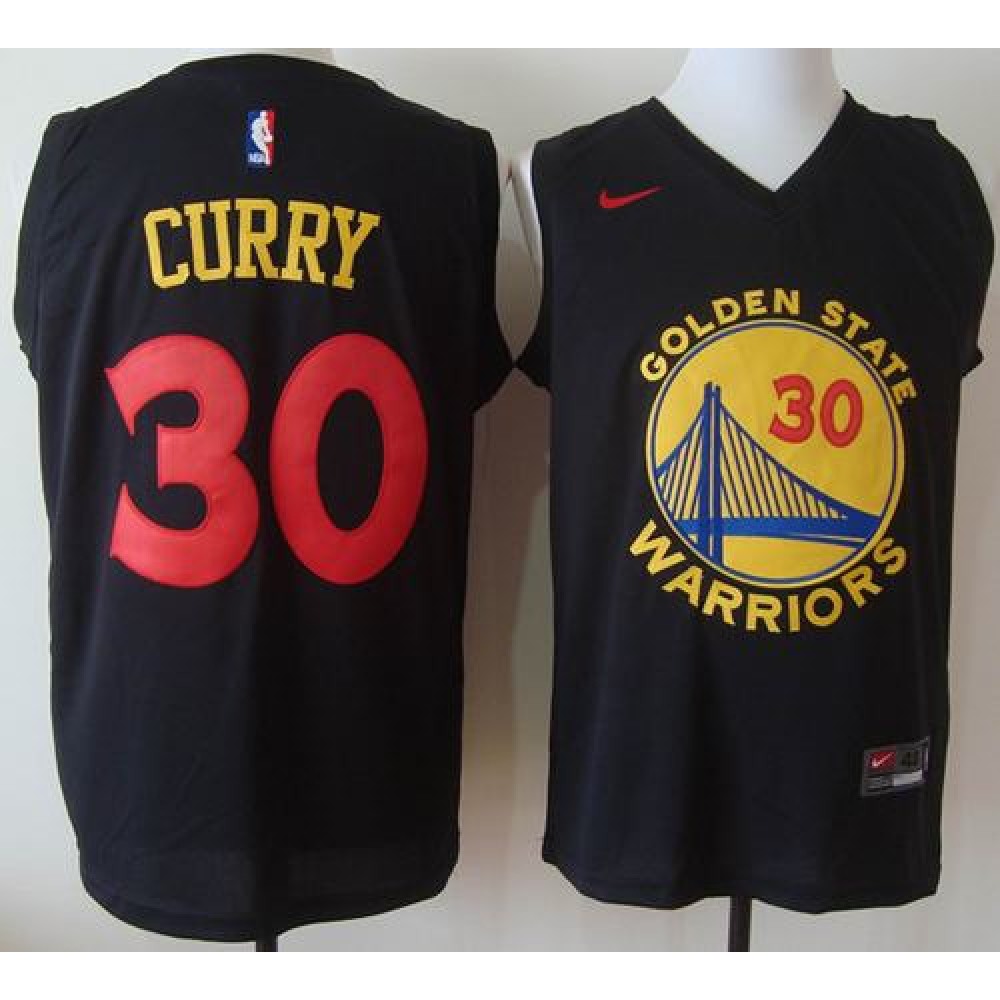 Stephen Curry30 Jersey Black - - Fan Favorite