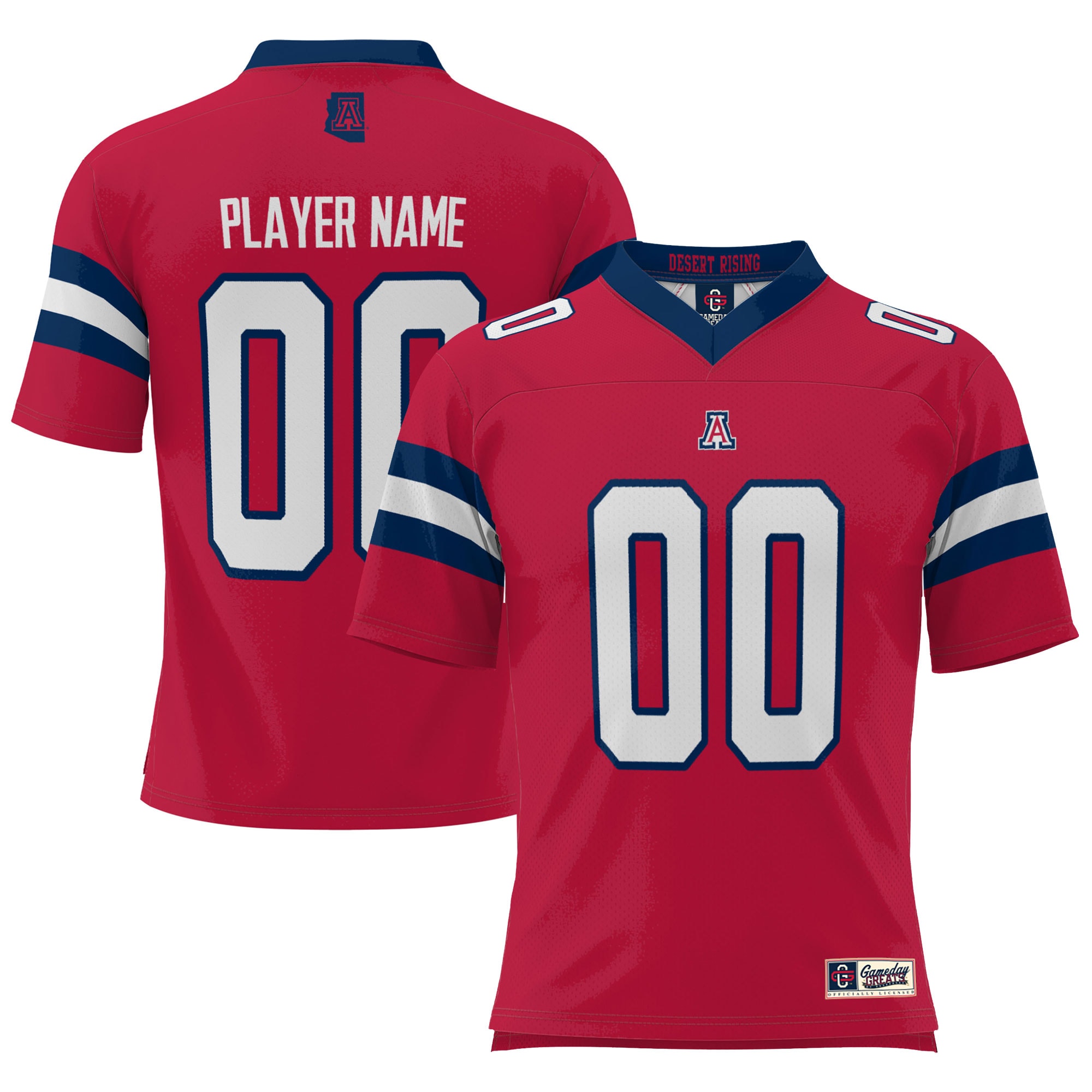Arizona Wildcats GameDay Greats Youth NIL Pick-A-Player 2026 Season Football Jersey - Red