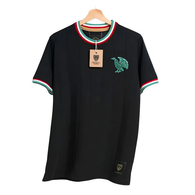 Premium-Quality Mexico El Tri Retro Football Shirt Black
