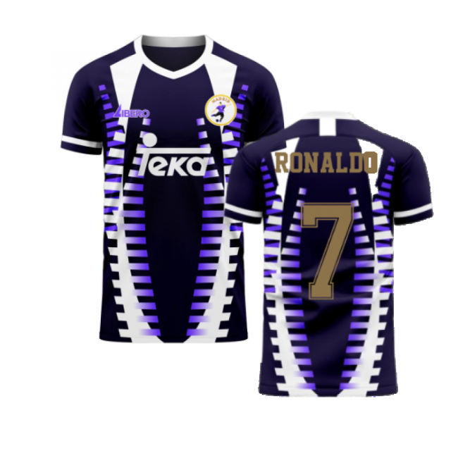 Authentic Madrid 2025-2026 Third Concept Football Kit (Libero) (Ronaldo
