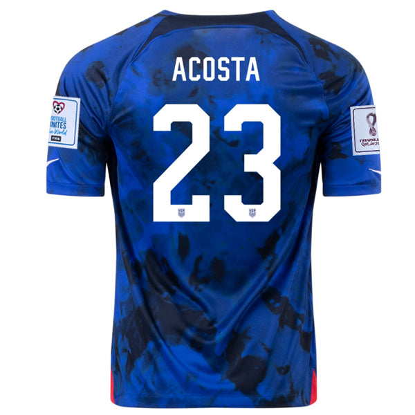 USA 2022-2023 FIFA World Cup Away Jersey –  Fan Version S