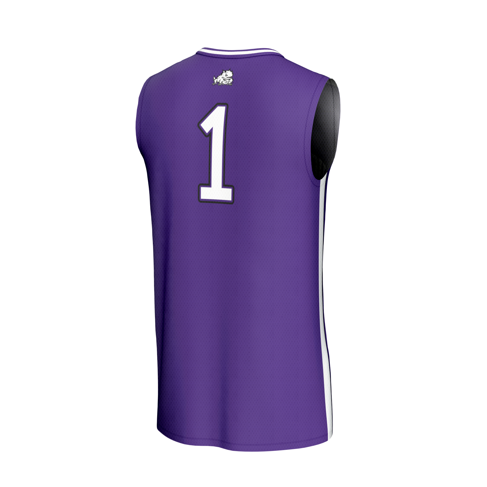 [NJP] TCU Horned Frogs GameDay Greats Unisex Lightweight Collegiate Basketball Fashion Jersey - Purple