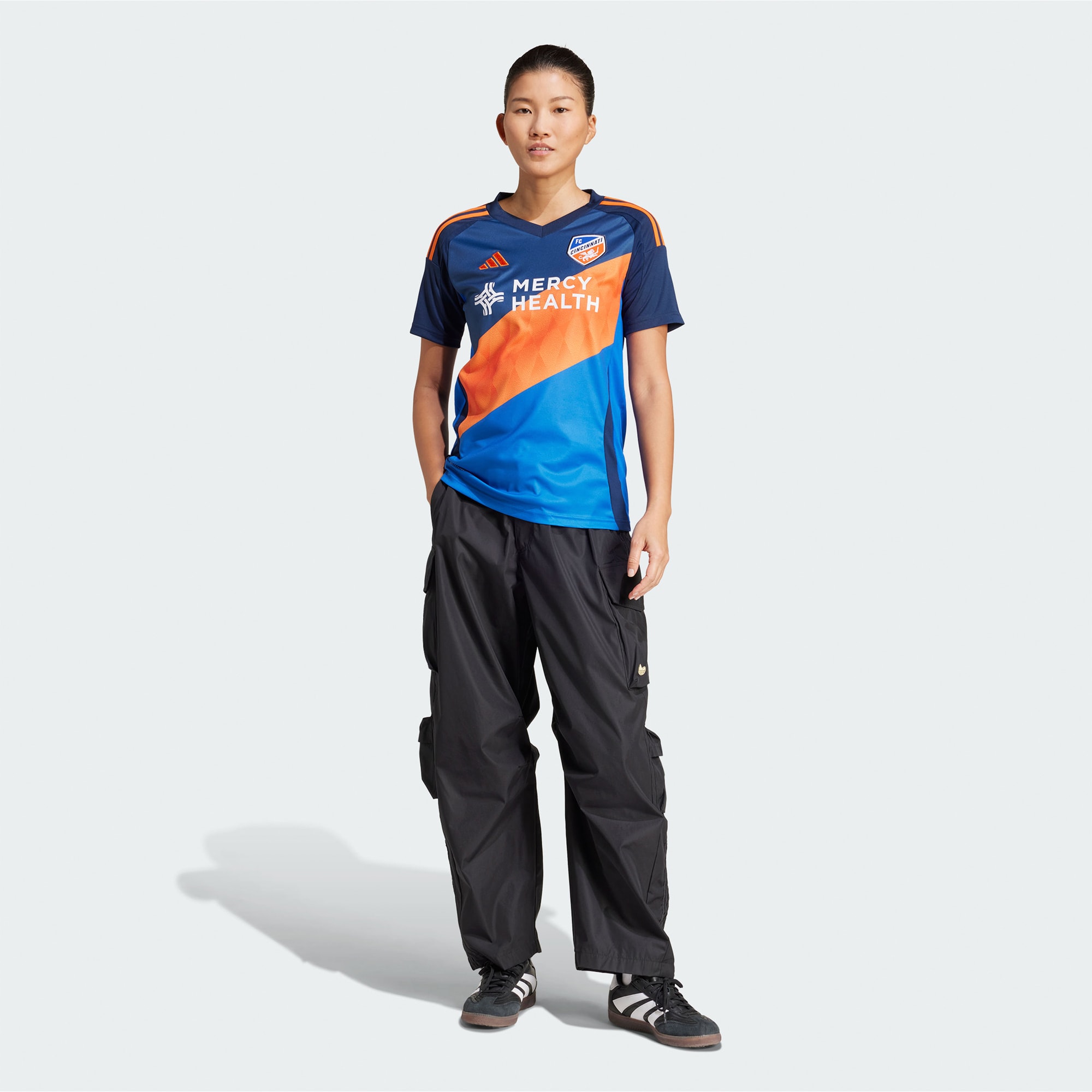 [SJH] FC Cincinnati Women's 2025 Orange and Blue Legacy Kit Replica Jersey - Blue