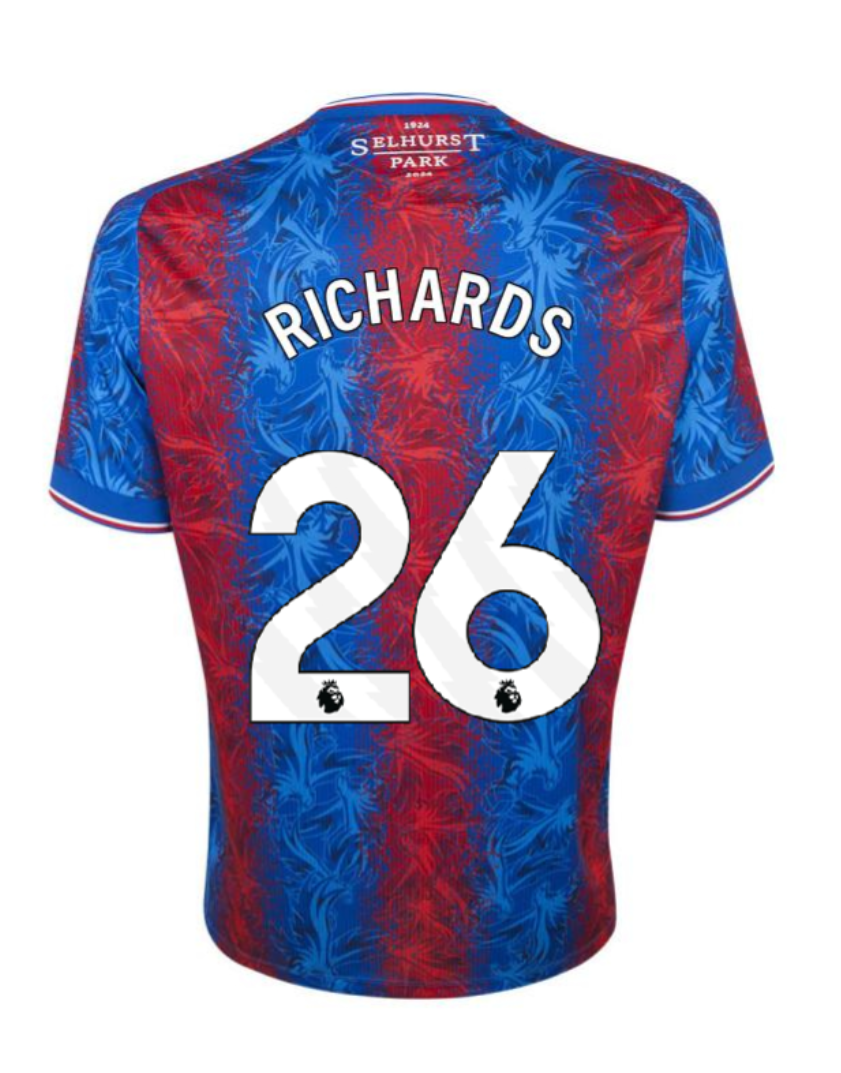 Crystal Palace FA Cup Final RICHARDS 26 Jersey for the 24-25 Season
