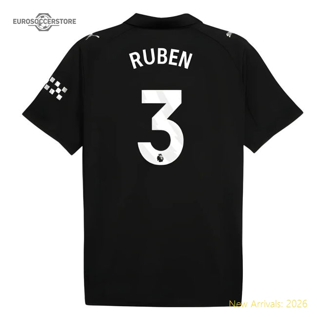 Premium Top-Grade Away Shirt Ruben 3 2025-2026 Man City