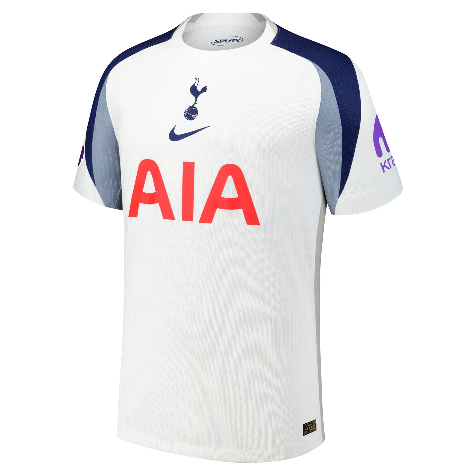 [JED] Tottenham Hotspur 2025/26 Home Authentic Custom Jersey - White