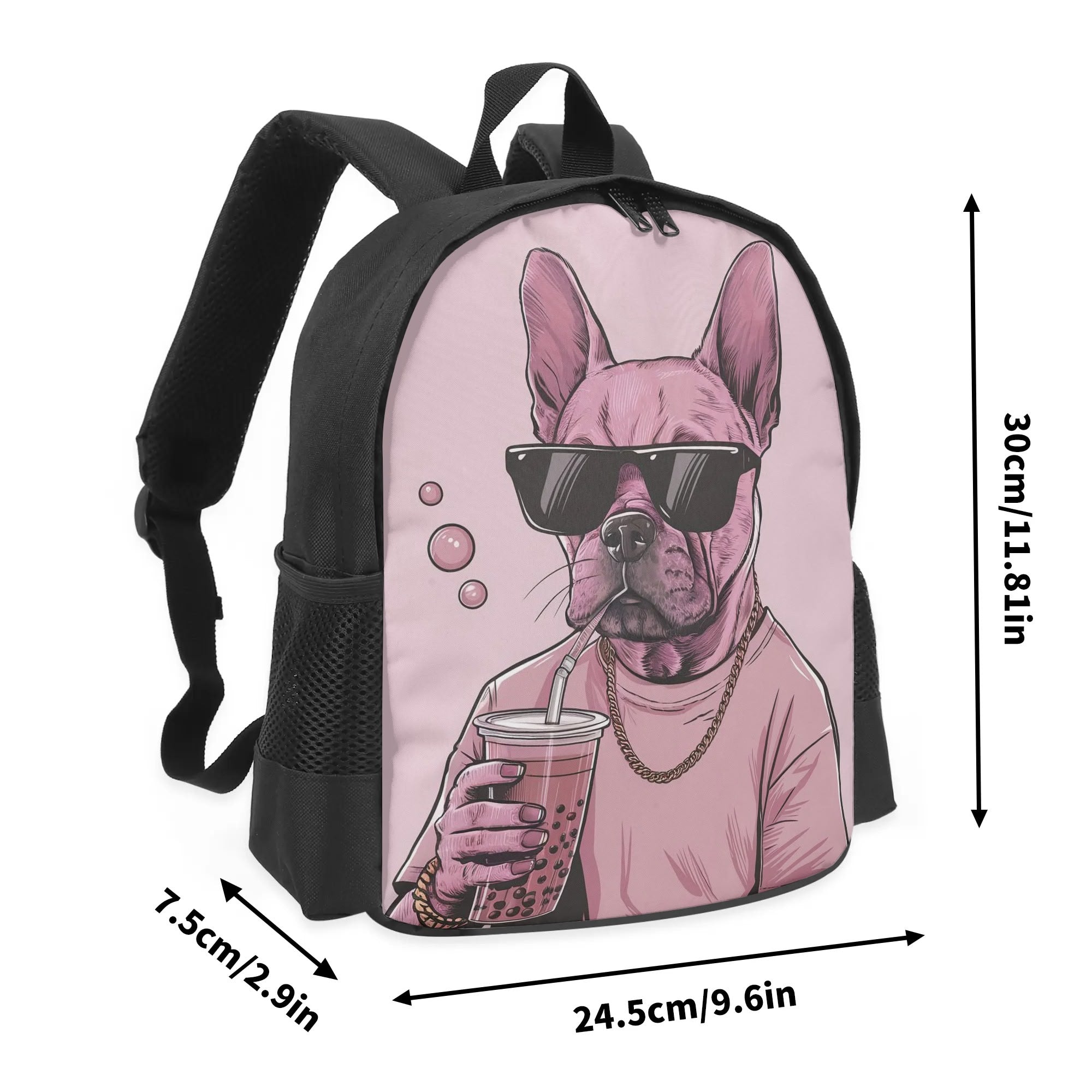 French Bulldog Archie Kids School Backpack Practical Pet Supply