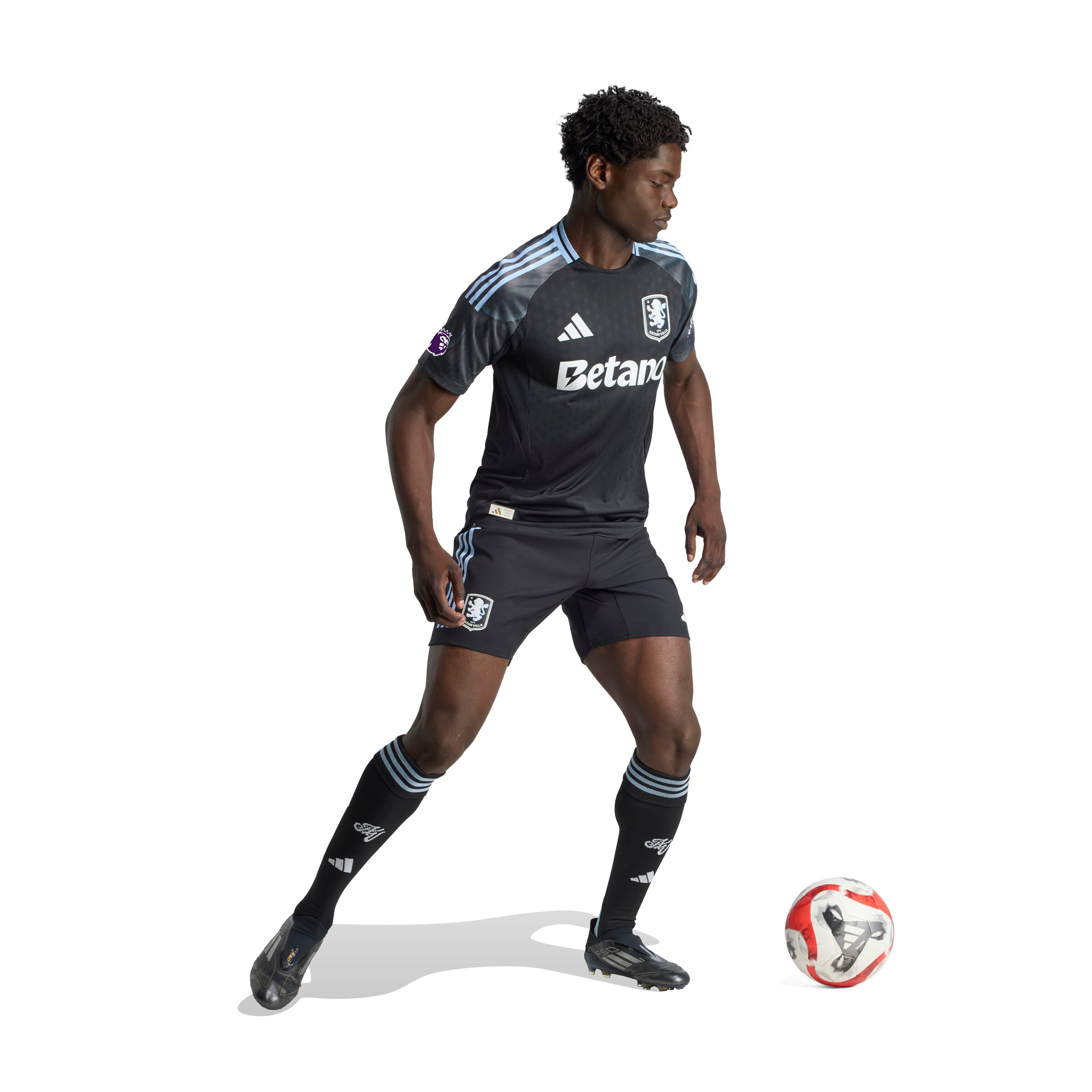 [SJH] Aston Villa 2025/26 Away Authentic Jersey - Black