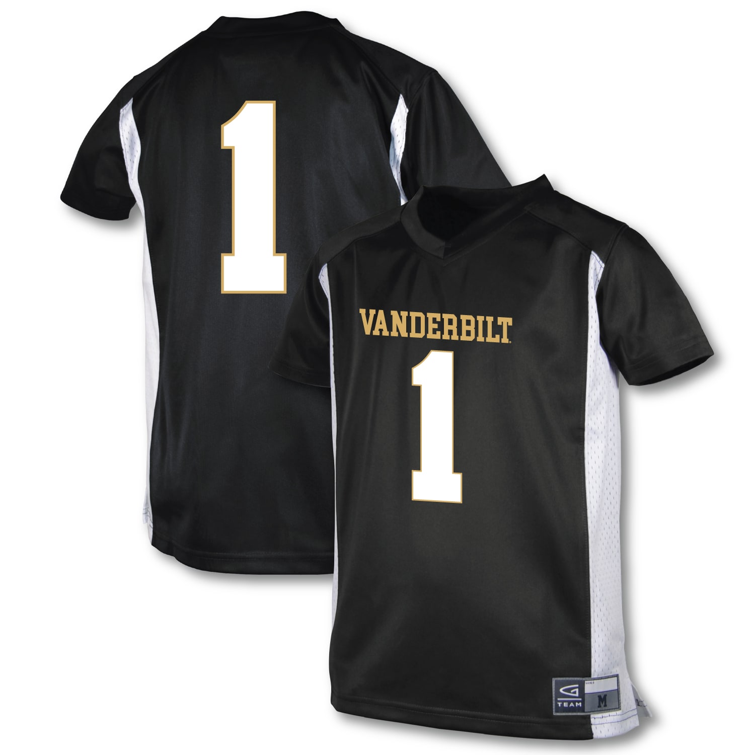 [NJP] Vanderbilt Commodores Garb Football Jersey - Black