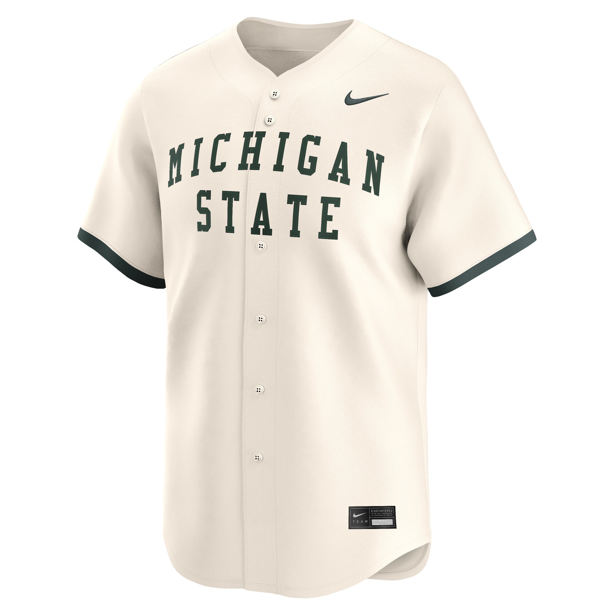 [NJP] Michigan State Spartans Baseball Limited Jersey - Natural