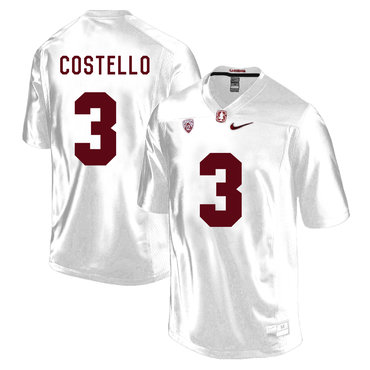 Men's None White 2024 authentic None #3 comfortable Jersey embroidered