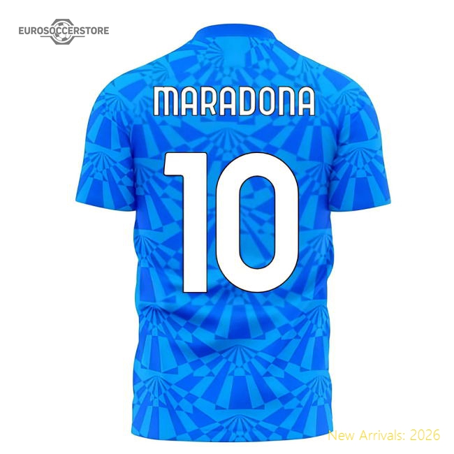 Top-Quality Napoli 1990S Home Concept Football Kit (Libero) (Maradona