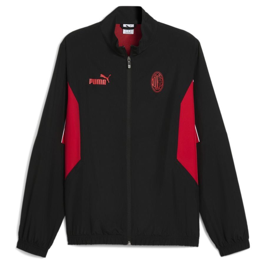 Milan Training Travel Jacket Ftblarchive Puma Jet Black/for All Time R