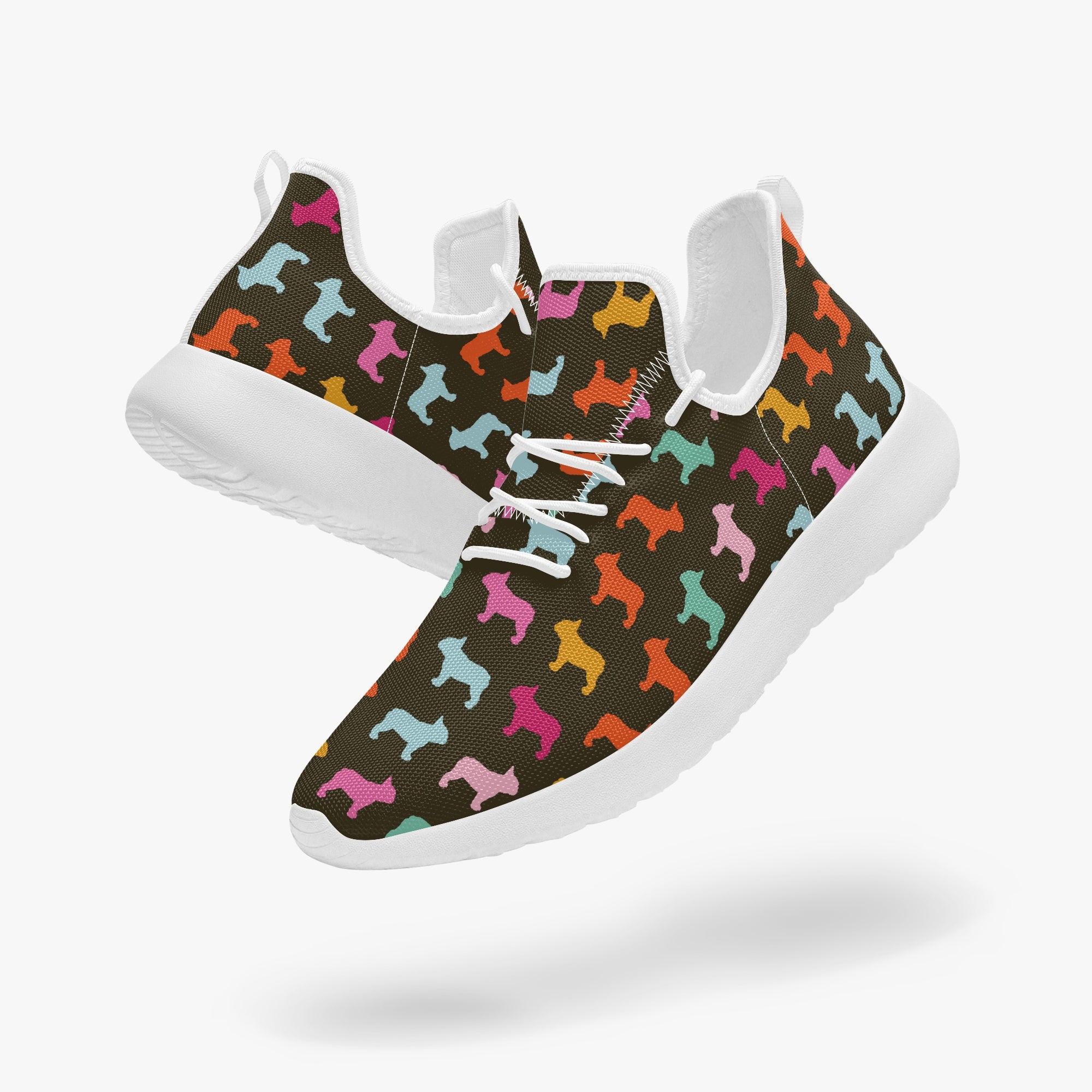 French Bulldog Lover Marshmallow Classic Sneakers Everyday Footwear