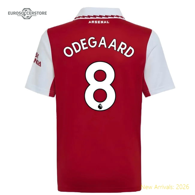 2022-2023 Arsenal Home Shirt (Kids) (ODEGAARD 8)