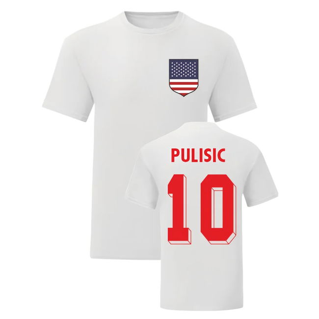 Pro-Grade Aero-Dynamic Christian Pulisic Usa National Hero Tee (White)