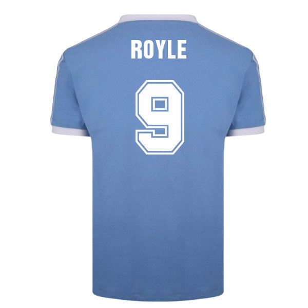 Manchester City 1976 League Cup Winners Shirt (Royle 9)