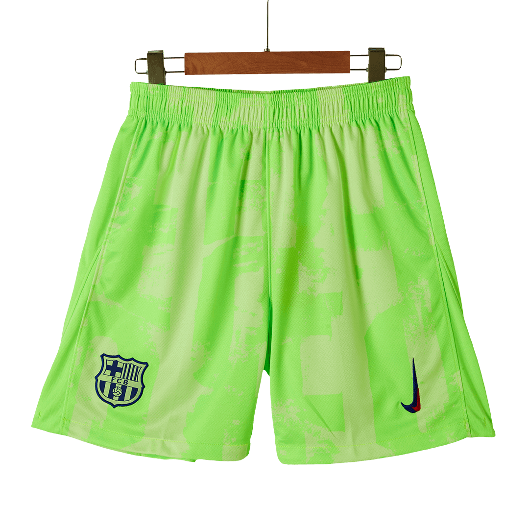 Barcelona Third Away Soccer Shorts 2024/25 Authentic Kit