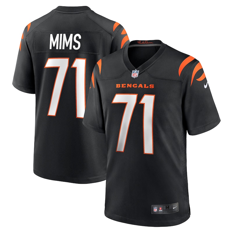 None Amarius Mims CIN Bengals Victory Pro-Level Jersey Football Appare