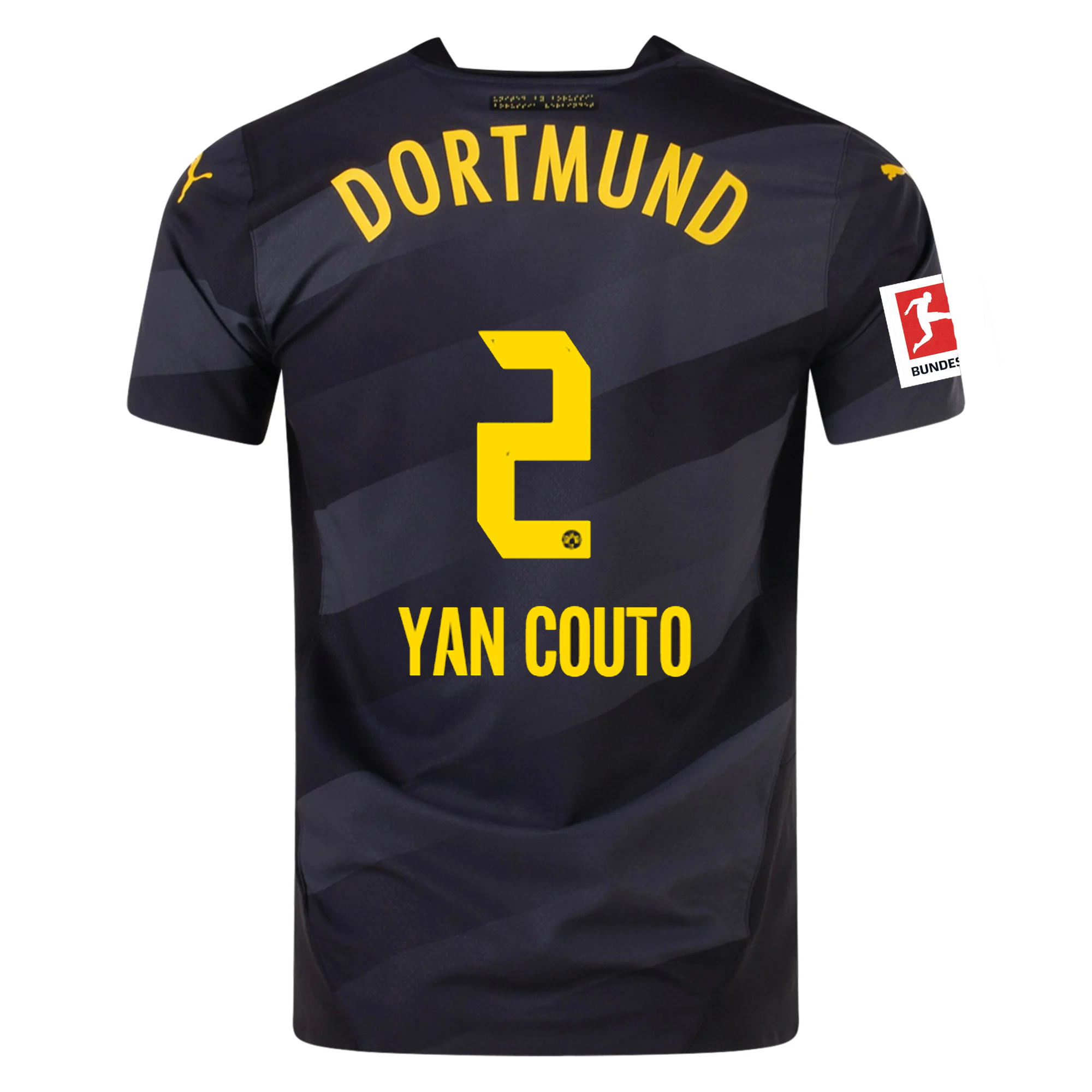 Borussia Dortmund Couto 2024-2025 Bun Away Jersey – Authentic Shirt