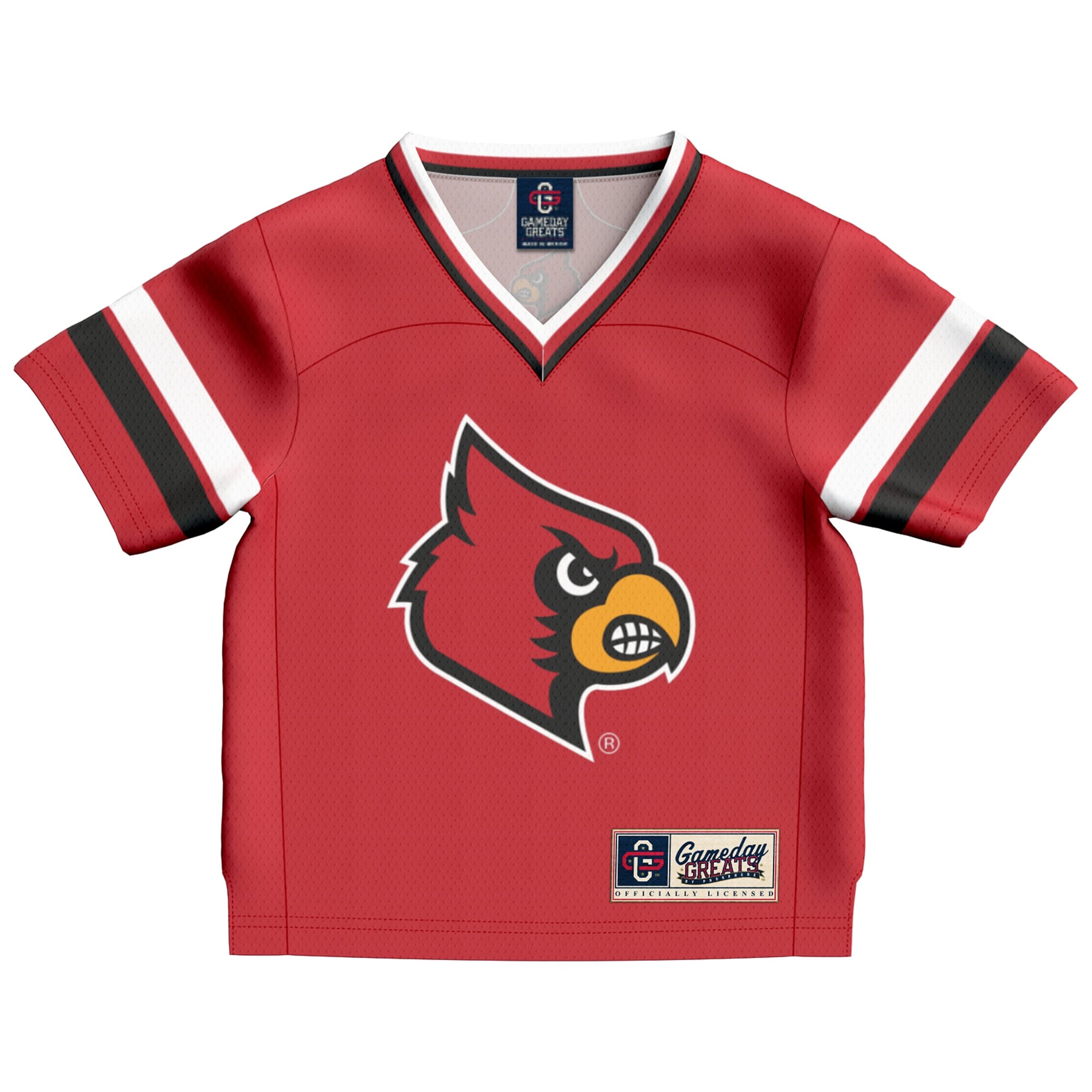 Infant Red Louisville Cardinals #1 Football Fashion Jersey