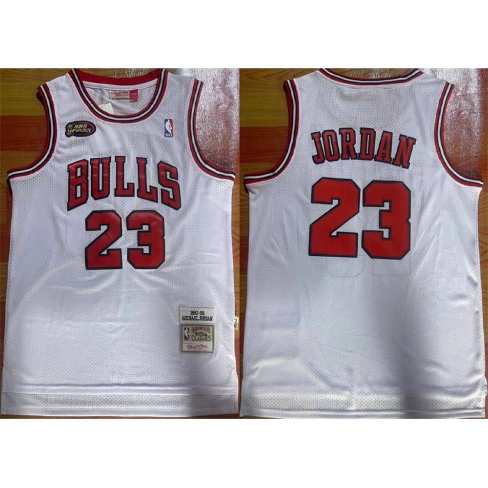 Performance 23 Chicago Bulls White Jersey - - Basketball Fan Gear