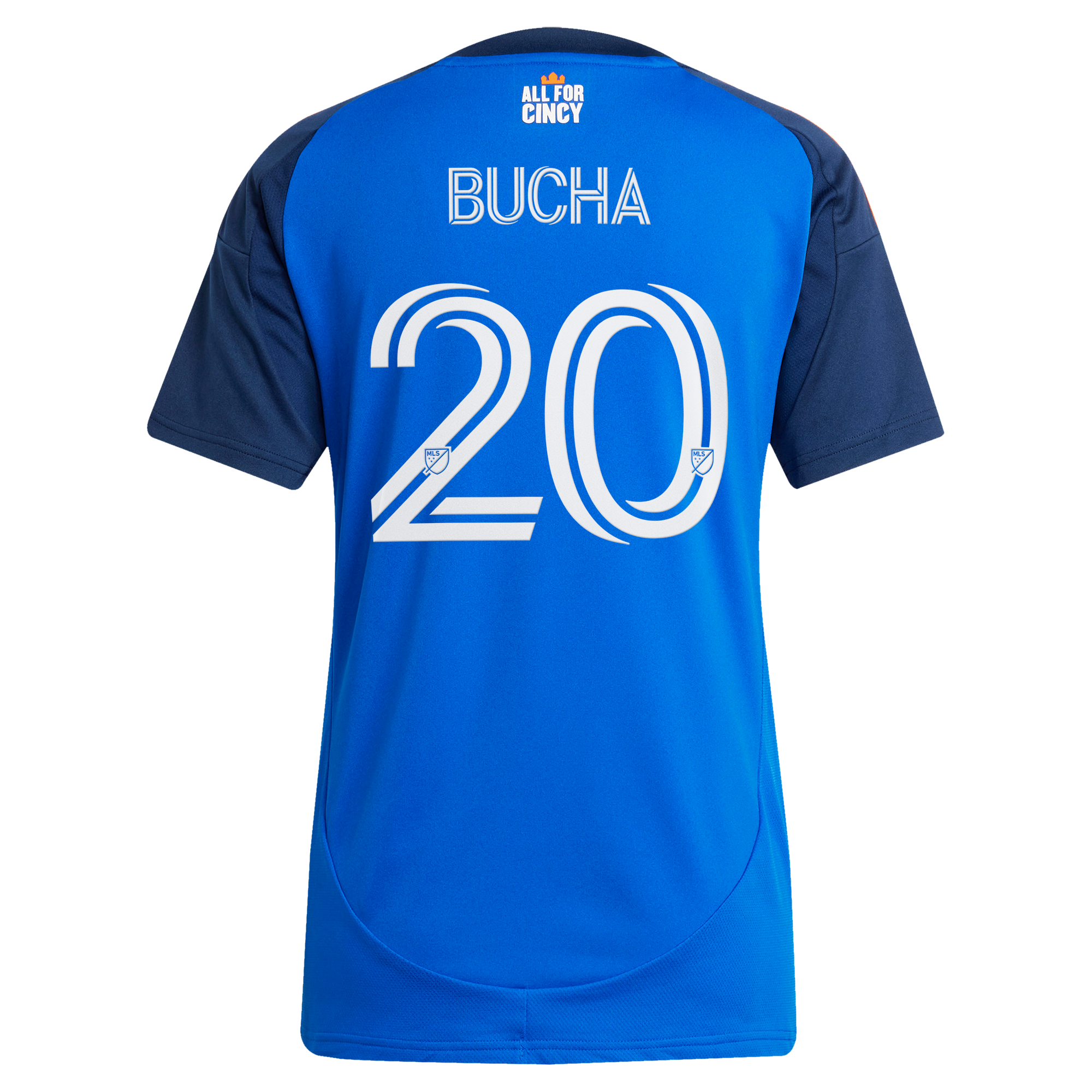 [LK] Pavel Bucha FC Cincinnati Women's 2025 Orange and Blue Legacy Kit Replica Jersey - Blue