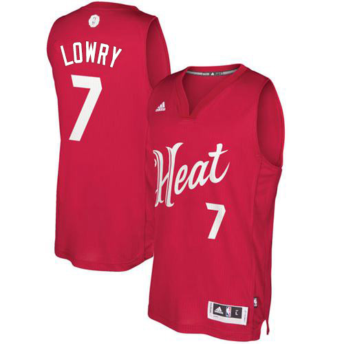 Red Miami Heat #7 Heat Jersey - Quick-Dry Basketball Jersey Game Day Wear