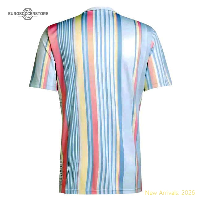 2025-2026 Juventus Pre-Match Football Jersey (White) In Multiple Sizes