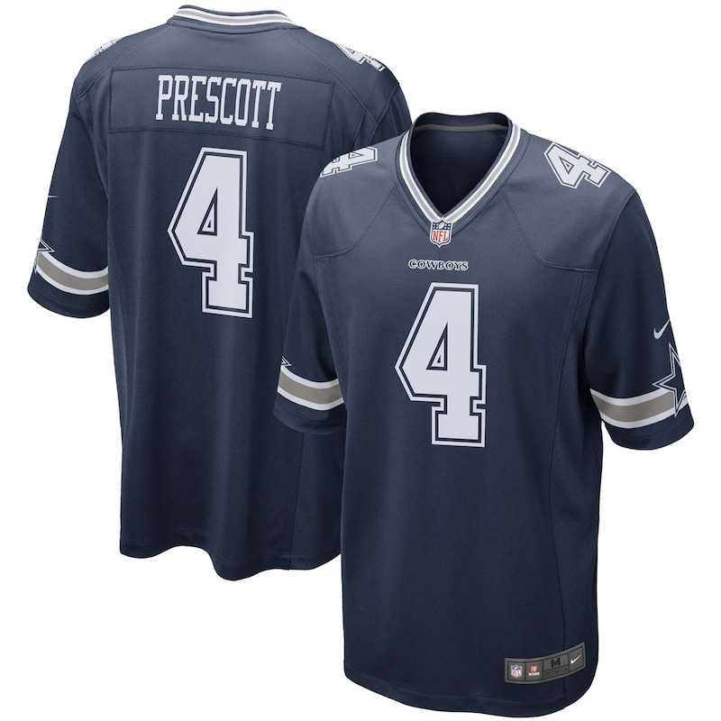 None Dak Prescott Record-Breaker DAL Cowboys Premium-Quality Jersey
