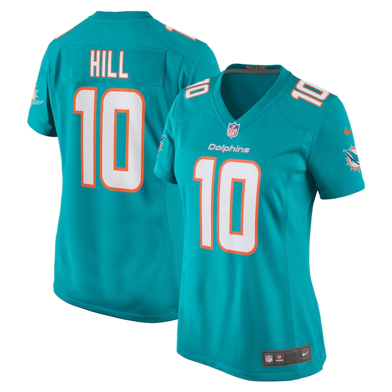 None Tyreek Hill MIA Dolphins Premium Material Game Jersey Football Ap