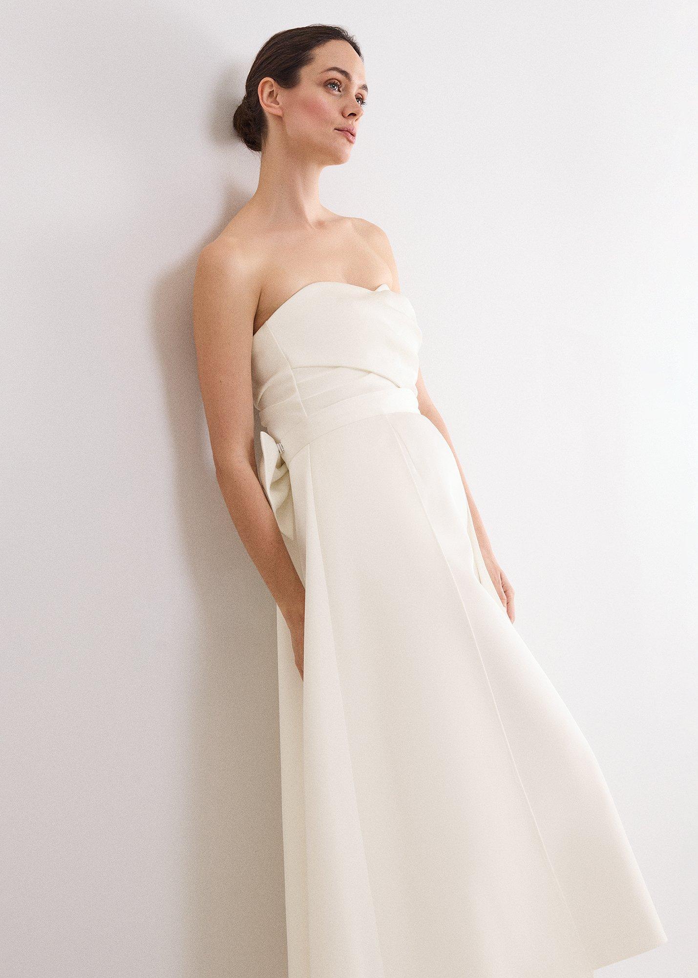 Meredith Satin Wedding Dress