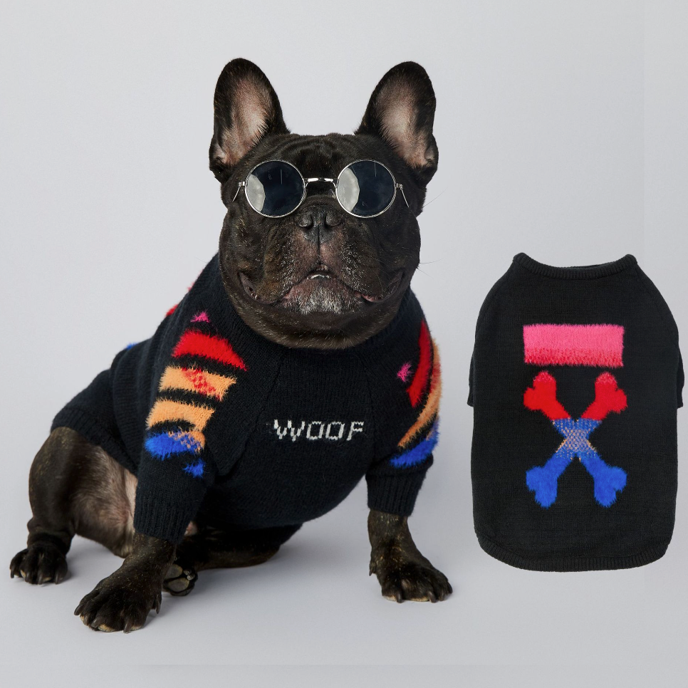 Durable Frenchup™ - Frenchie Woof Winter Sweater V3 for Fashion Lovers