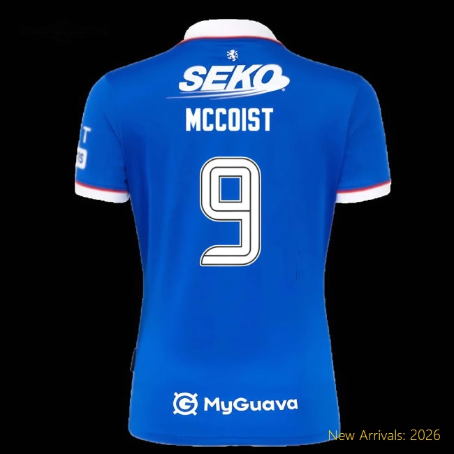 Football Team Womens Mccoist Chic Jersey Advanced Textile Quick-dry