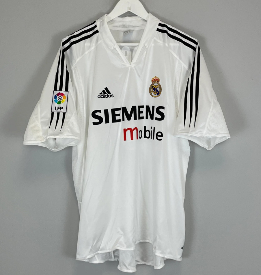 Advanced Fabric ZIDANE 5 Real Madrid 0405 Home Retro Shirt