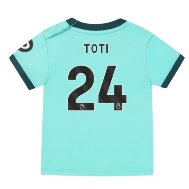 Top Tier Official Wolves Wolves Away Baby Kit Toti #24 2025-2026 C...