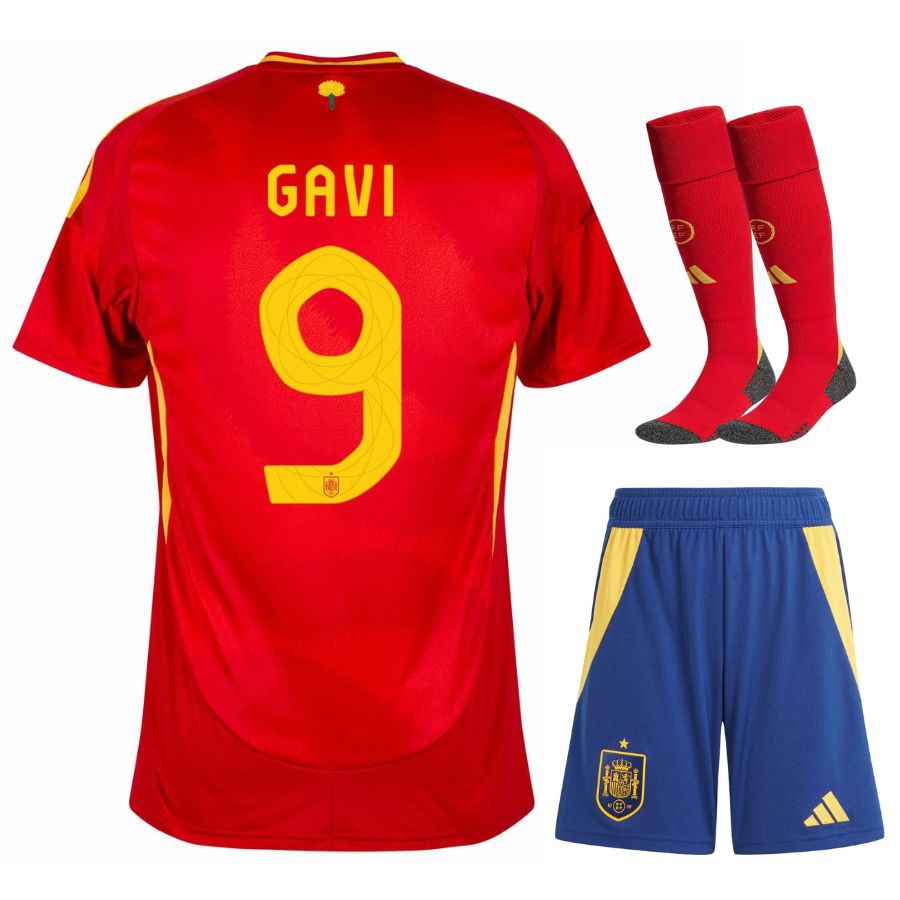 [HP] Spain Home Kit Kids Jersey 2024 2025 Gavi