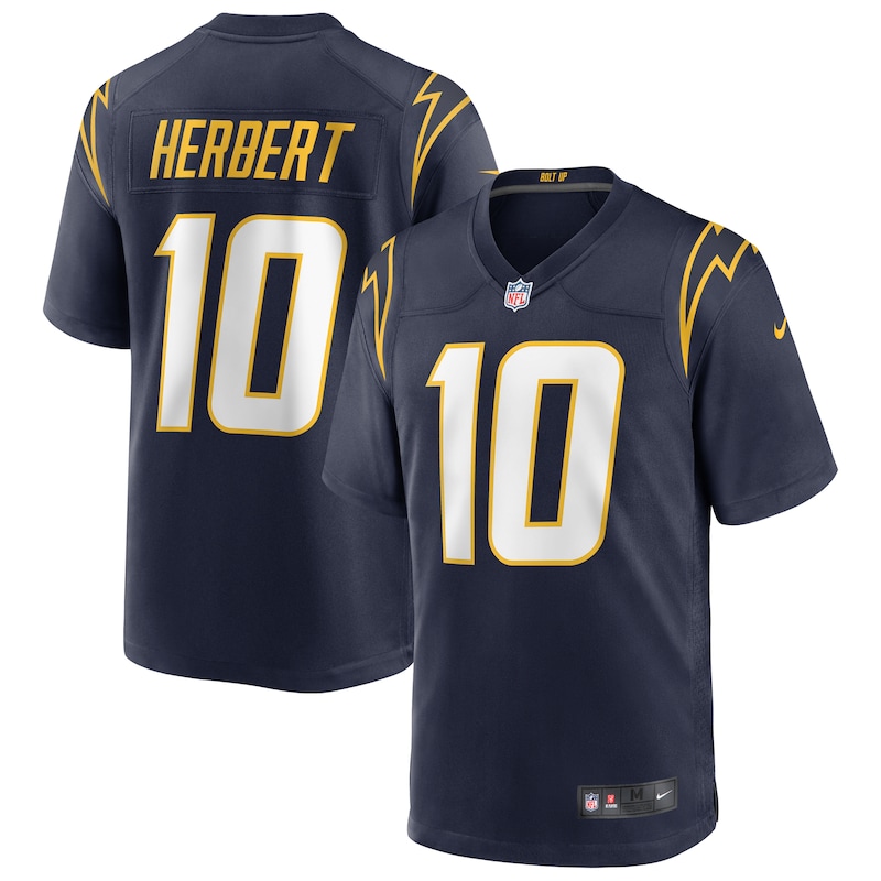 None Justin Herbert LA Chargers Sleek Cost-Effective Jersey for NFL Fa