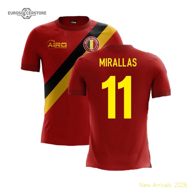 Belgium 2025-2026 Home Shirt - High-performance Recycled Polyester