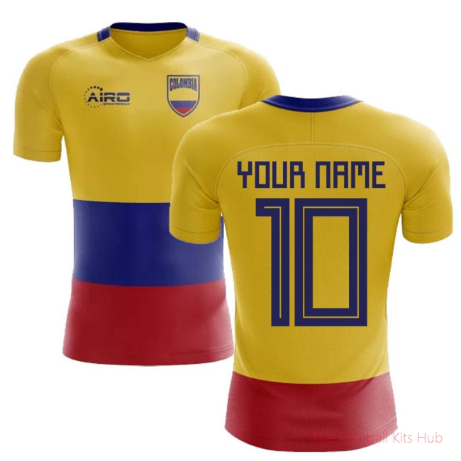 [LK] 2025/26 Colombia Flag Football Shirt (Your Name)