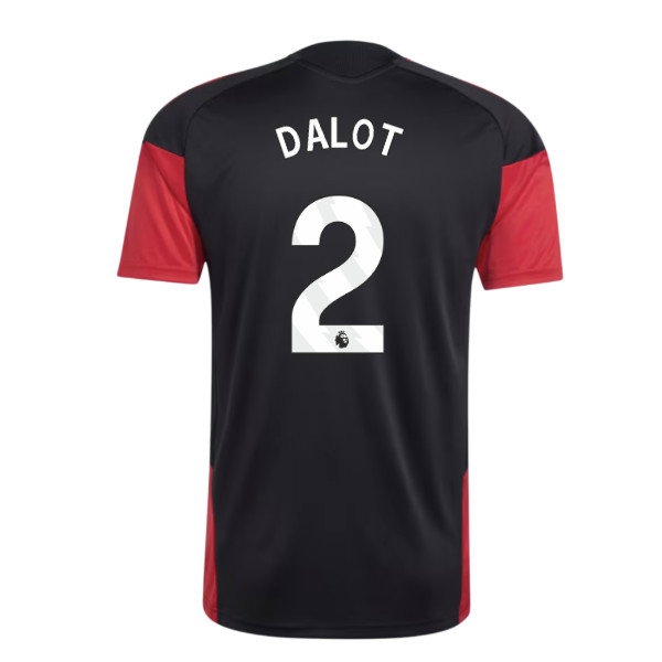 [JED] 2026-2027 Man Utd Training Jersey (Black) (Dalot 2)