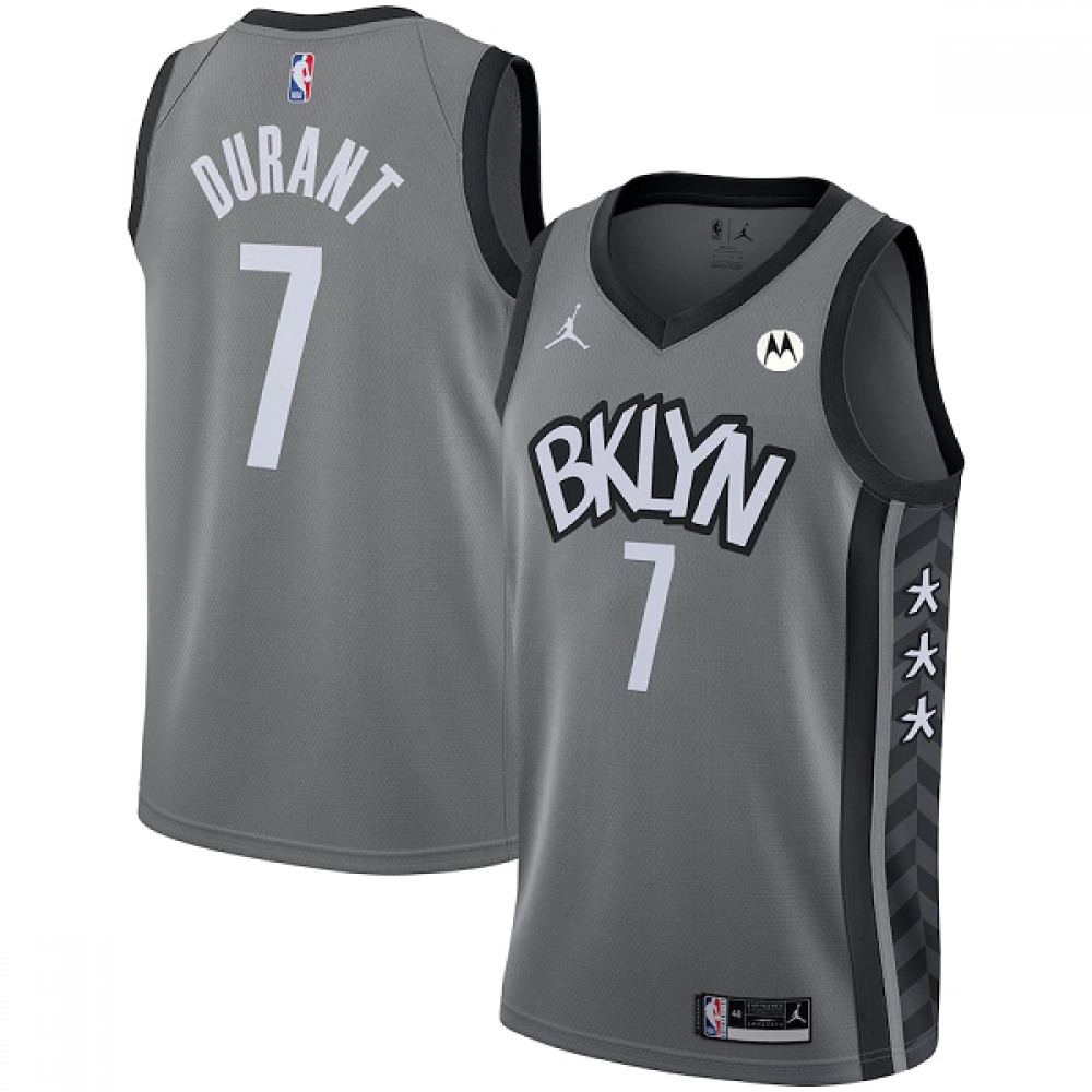 Official Brooklyn Nets Kevin Durant7 Jersey Gray - NBA Collection