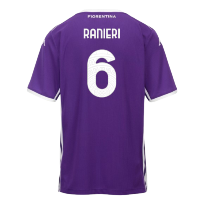 Fiorentina Soccer Club Contemporary Home Game Jersey