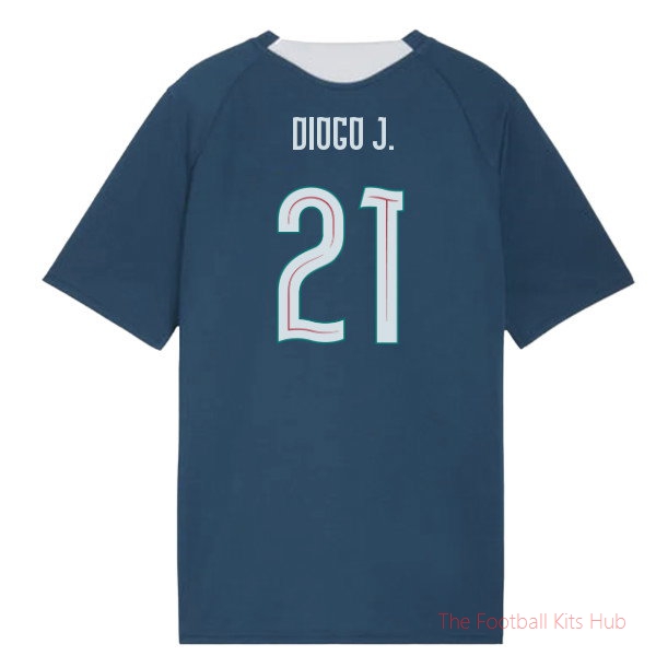 [EFS] 2026/27 Portugal Training Jersey (Ocean Tropic) - Kids (Diogo J. 21)